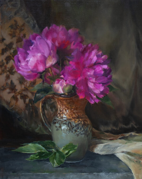 Crimson Peonies