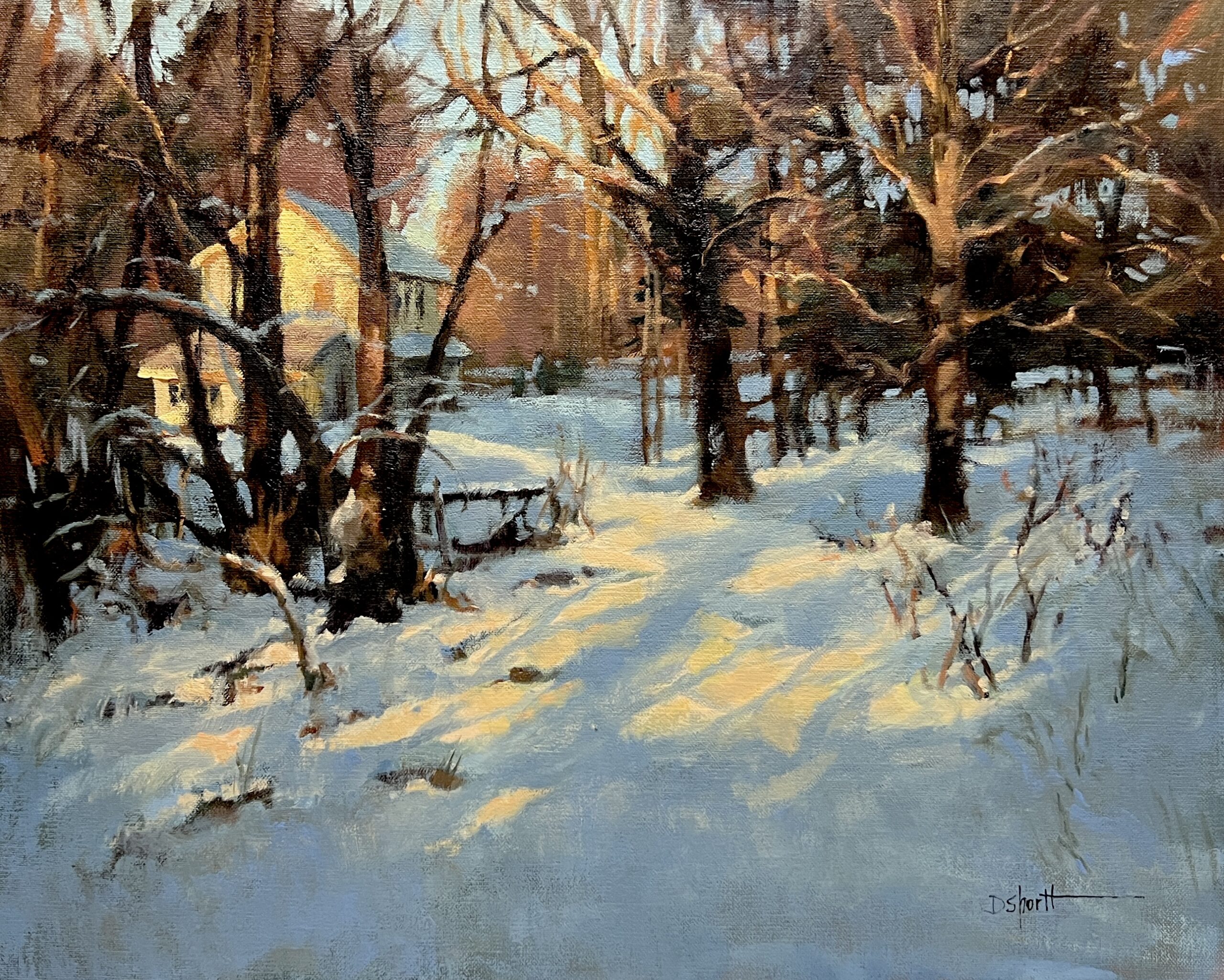 SHORTT MAGICAL MORNING 16x20 oil CANVAS